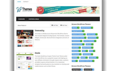 Great New WordPress Themes Collection Site